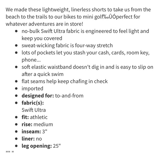 Lululemon spring break away shorts 6 - Picture 3 of 10